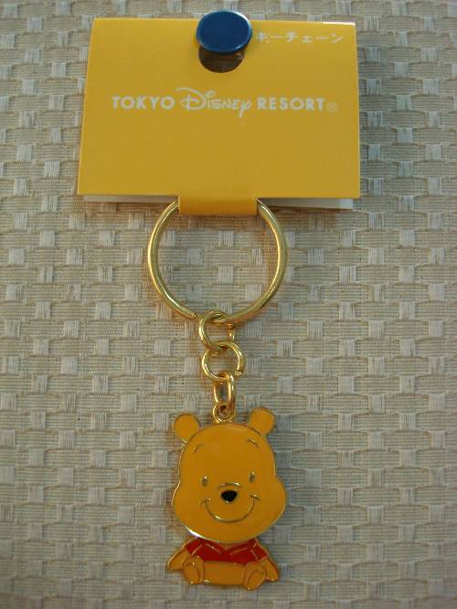 日本迪士尼小熊維尼鑰匙圈